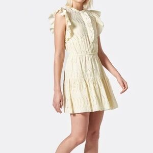 NWT JOIE Krystina B Eyelet Dress Large
